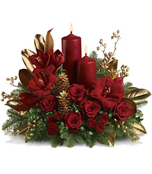 Candlelit Christmas from Kinsch Village Florist, flower shop in Palatine, IL